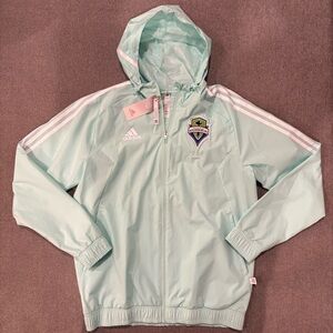 Seattle Sounders‎ FC Adidas '22 - "End Plastic Waste" Jacket Size M - NWT